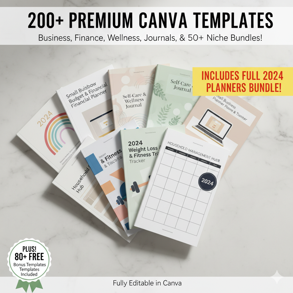 200 + canva templates